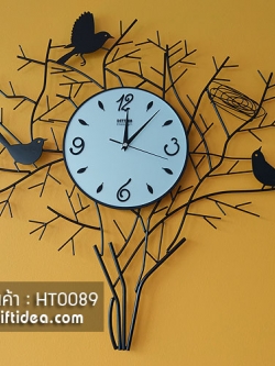 นาฬิกากิ่งไม้และรังนก สำหรับแต่งบ้านสวยๆเก๋ๆ