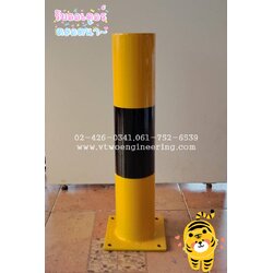เสาเหล็กกันชน สีเหลือง-ดำ สูง 50 ซม. 4 นิ้ว TB00026
