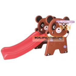 กระดานลื่นหมี สีน้ำตาล