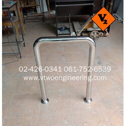 ราวกันชนสแตนเลส สแตนเลสขอบสระ No.10