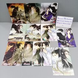 เซ็ตที่คั่น + โปสการ์ด สภาพสะสม นิยายวาย ชุดมายากับราชัน