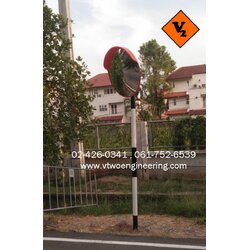 เสาเหล็กฝังดิน สีขาว-ดำ 3 นิ้ว สูง 3 เมตร