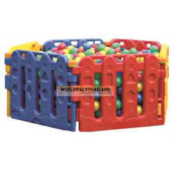 บ่อบอลผนังรูปเรขาคณิต