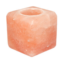 Himalayan Candle Holder Square Shape เชิงเทียนเกลือหิมาลายันทรงสีเหลี่ยม