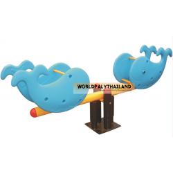 คานกระดก รูปปลาโลมา