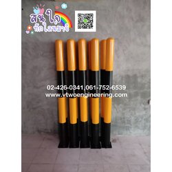 เสาเหล็กกันชน 4 นิ้ว สูง 150 ซม. TB00028