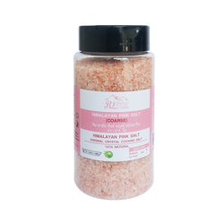 เกลือชมพู หิมาลายัน พิงค์ ซอลท์ ตรา อาร์ ไอ 350 กรัม (ชนิดเกร็ด/1-2mm.) เกลือชมพูคีโต เกลือชมพูแท้