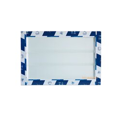 3C-6040 หน้าต่างบานเกล็ด 60 x 40 สีอบขาว ชุดสำเร็จ