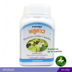 ยาแคปซูลพลูคาว สมุนไพรดวงพร (100 แคปซูล)