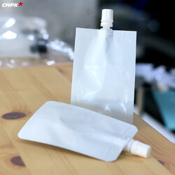 (100 ใบ) ซองครีม มีฝา สำเร็จรูป 10-20 มล. แบบมีจุกหมุนเปิดปิด สีขาวเงา เกรดเดียวกับใน shop