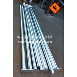 เสาเหล็กพร้อมเพลท 3 นิ้ว สูง 3 เมตร