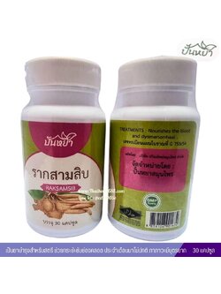 แคปซูล รากสามสิบ ตราปั้นหยา (30 แคปซูล)