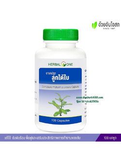 ยาแคปซูลลูกใต้ใบ อ้วยอันโอสถ เฮอร์บัลวัน Herbal One