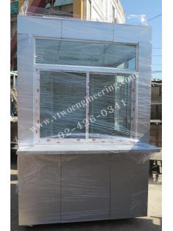 ป้อมยามสำเร็จรูป ป้อมยาม ตู้ยาม ป้อมรปภ.ป้อมยามอลูมิเนียมคอมโพสิต VT00017