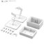 Preorde 4573102720016 BANDAI SPIRITS ACTION BASE 7 & OPTION BOX WHITE มัดจำ 200 บาท