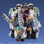 BANDAI Super Mini-Pla - Shinka Gattai Kyoryu Sentai Zyuranger BEAST KNIGHT GOD KING BRACHION