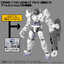 1064011 BANDAI SPIRITS 30MM 1/144 OPTION PARTS SET 11 (LARGE CANNON / ARM UNIT)