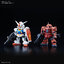 SD GUNDAM CROSS SILHOUETTE RX-78-2 GUNDAM & MS-06S ZAKU II