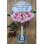 พวงหรีดพัดลมสไลด์_16นิ้ว ดอกไม้โทนชมพู(HATARI-IMARFLEX-SHARP)