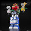 BANDAI SMP [SHOKUGAN MODELING PROJECT] SEIJUU SENTAI GINGAMAN SEIJUU GATTAI GINGAIOH
