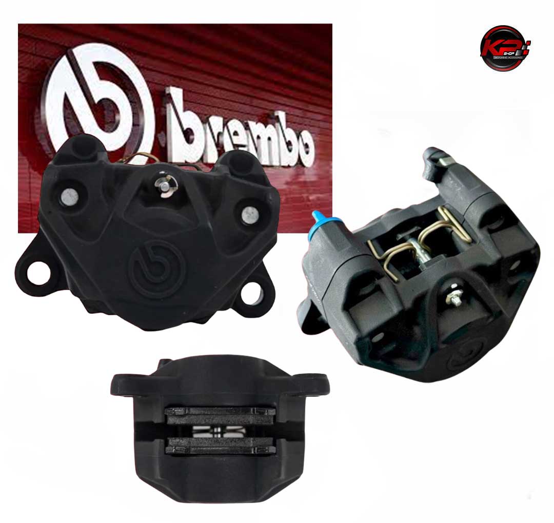 Brembo 2POT ปักข้าง ดำโลโก้แดง