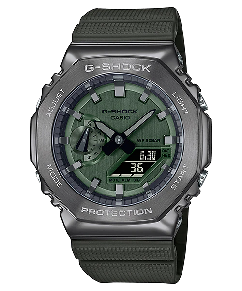 GM-2100B-3A | กรอบโลหะ | G-SHOCK | นาฬิกา | CASIO