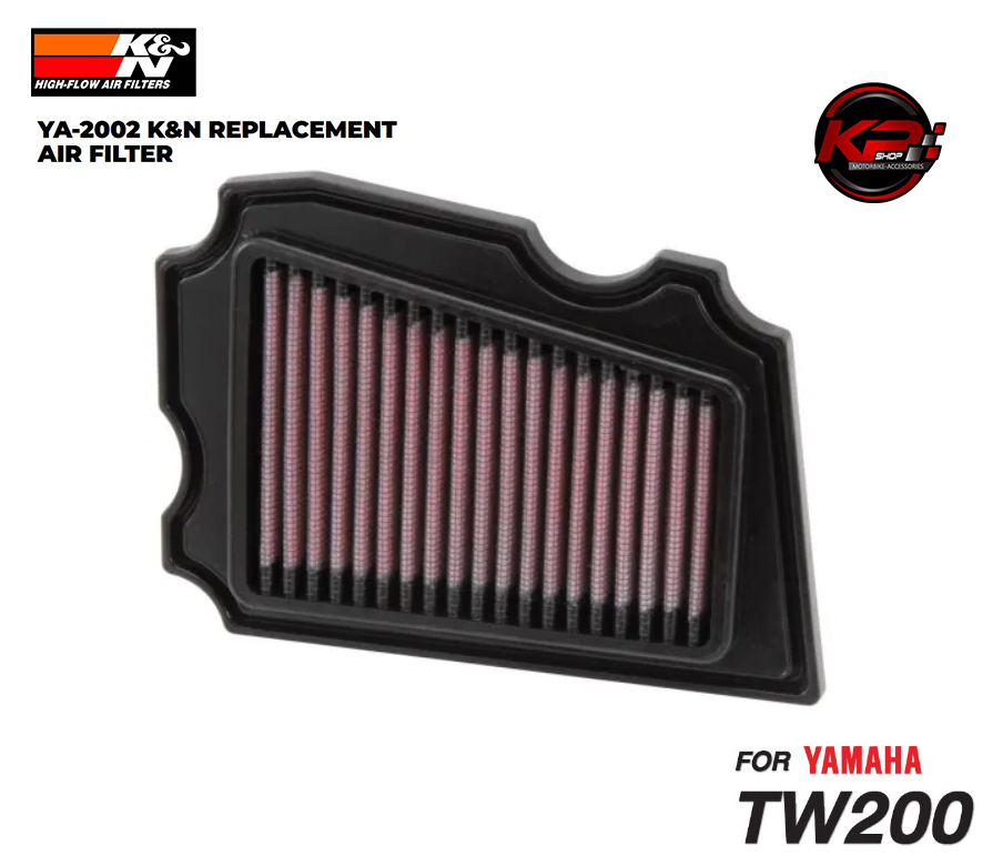 กรองอากาศ K&N FOR YAMAHA TW200 (YA 2002)