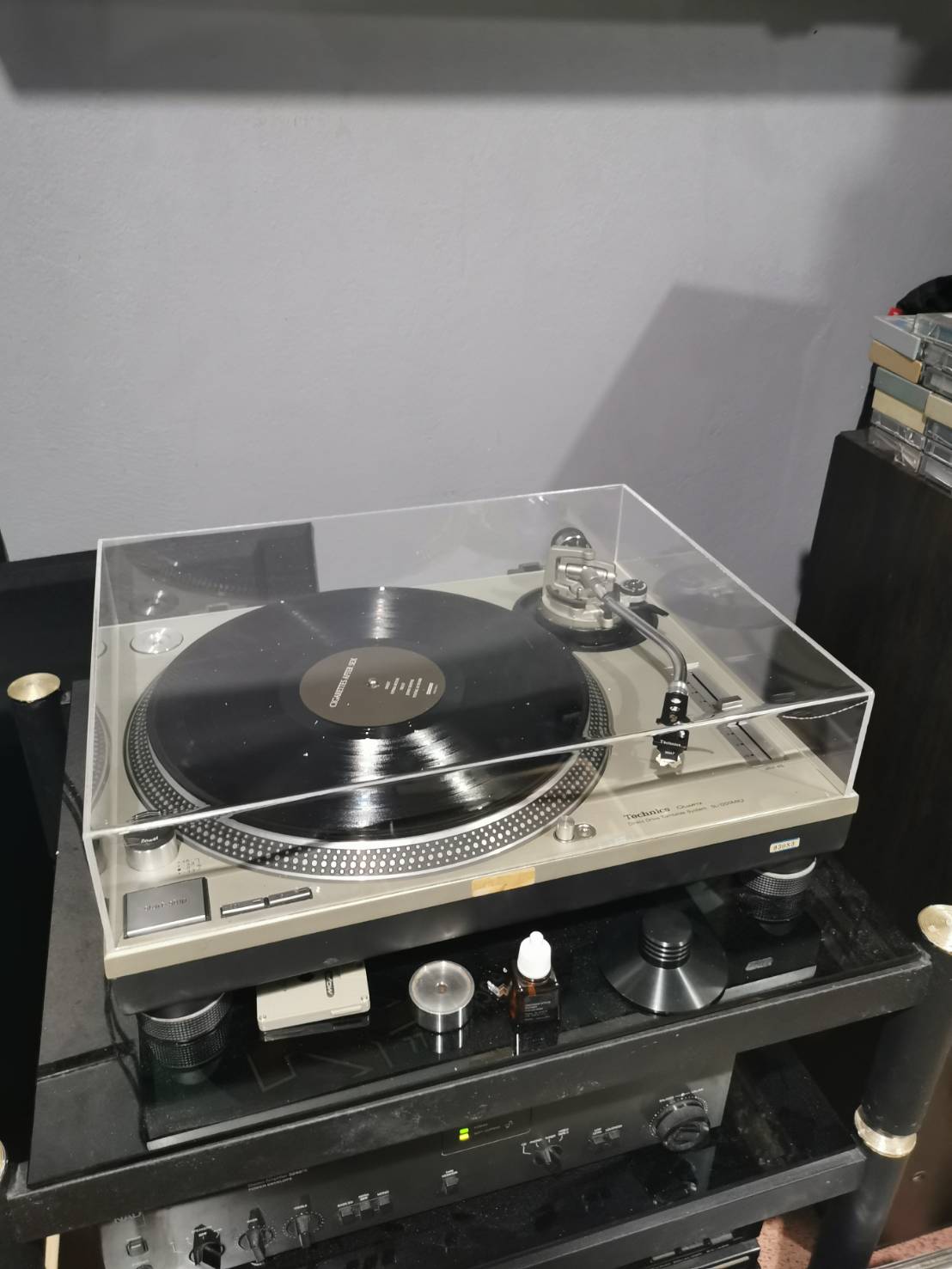 ฝาครอบ(เทียบ)เครื่องเล่นแผ่นเสียง Technics SL-1200MK2 ฝาอะครีลิกครอบเครื่องแผ่นเสียง