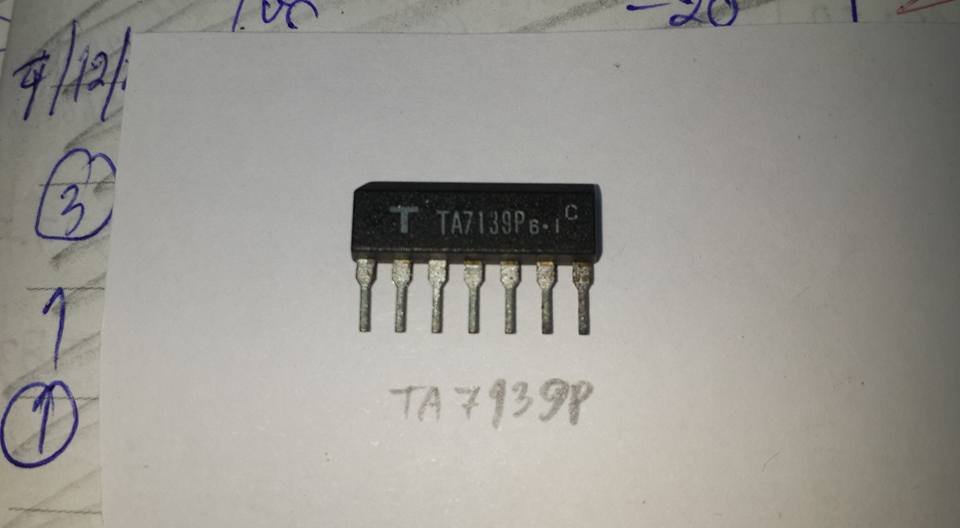 TA7139Pตัวถังขาหวีเรียงเหมือนนิ้ว7ขาSIP-7