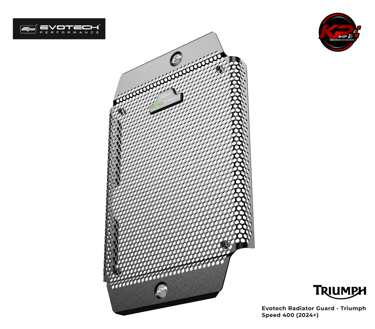 การ์ดหม้อน้ำ Evotech Radiator Guard - Triumph Speed 400 (2024+)