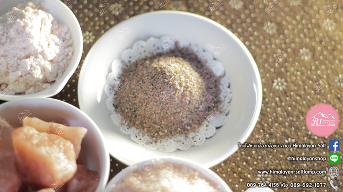เกลือดำ อาร์ไอ หิมาลายัน แบล็ค ซอลท์ / R I HIMALAYAN BLACK SALT (ชนิดป่น/Fine) 350 g เกลือดำหิมาลายันแท้ เกลือดำสำหรับบริโภค ก่าลานามัค.