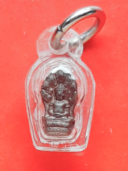 พระปรกใบมะขาม หลวงพ่อแล วัดพระทรง จ.เพชรบุรี เสาร์ 5 ปี 2539 เนื้อทองแดง ตอกโค๊ด สวยพร้อมเลี่ยมครับ