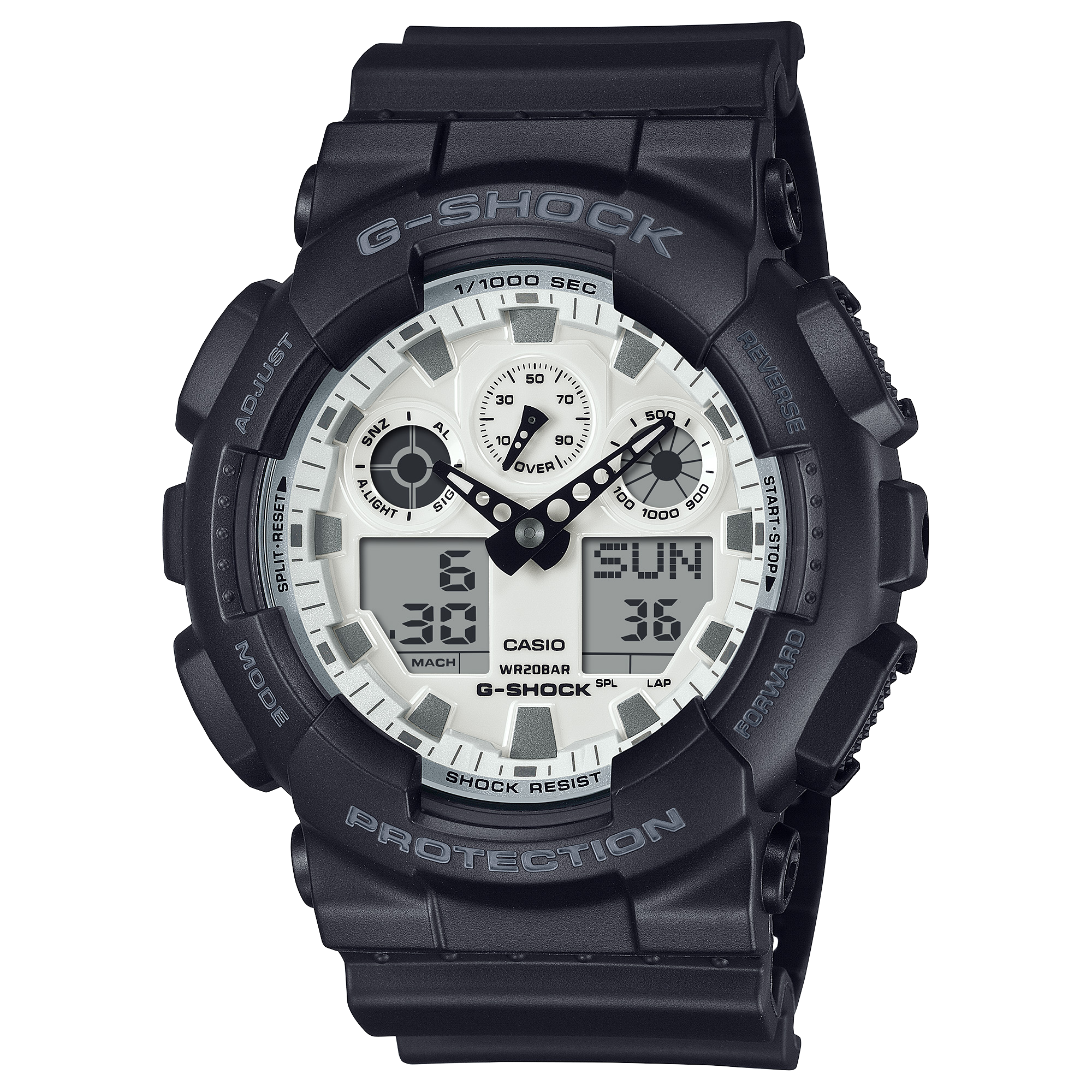 GA-100WD-1A | อะนาล็อก-ดิจิตอลมาตรฐาน | ซีรีส์ GA-100 | G-SHOCK | นาฬิกา | CASIO