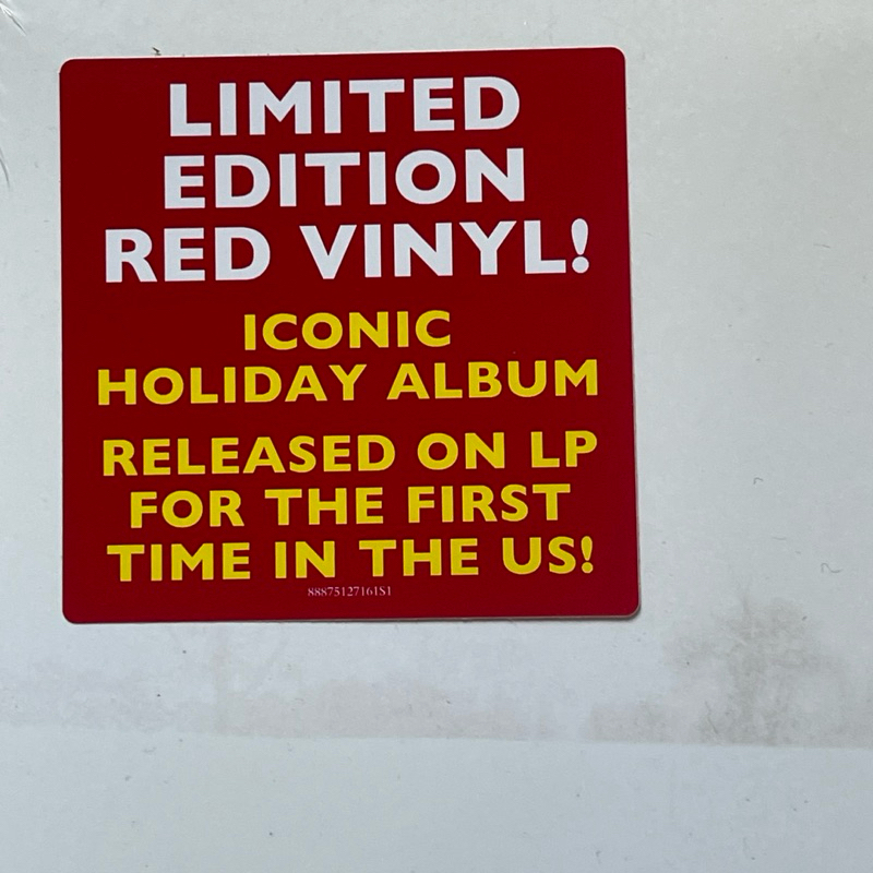 แผ่นเสียง Mariah Carey– Merry Christmas **Limited Edition Red Vinyl มือหนึ่ง ซีล