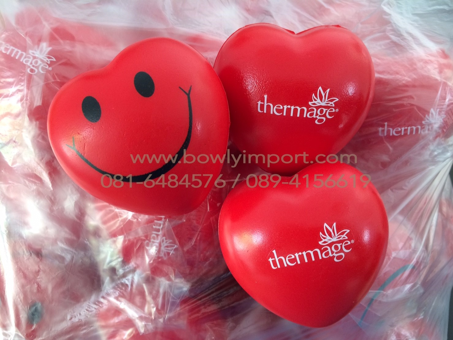 ผลิตลูกบอลบีบ บริหารมือ พร้อมโลโก้