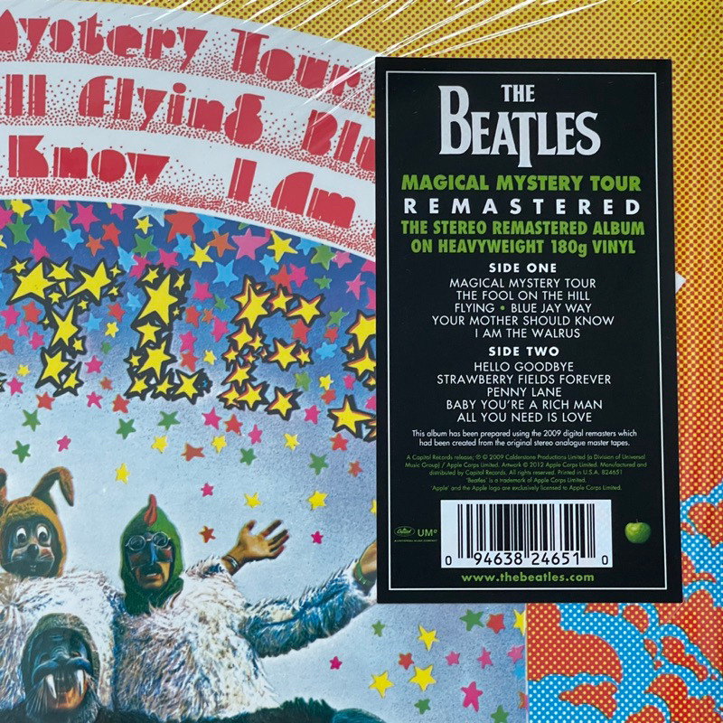 แผ่นเสียง The Beatles - Magical Mystery Tour , Vinyl, LP, Album, Reissue, Remastered, Gatefold, 180 Gram , มือหนึ่ง ซีล