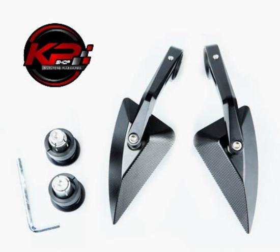 กระจกปลายแฮนด์ ทรงสามเหลี่ยม