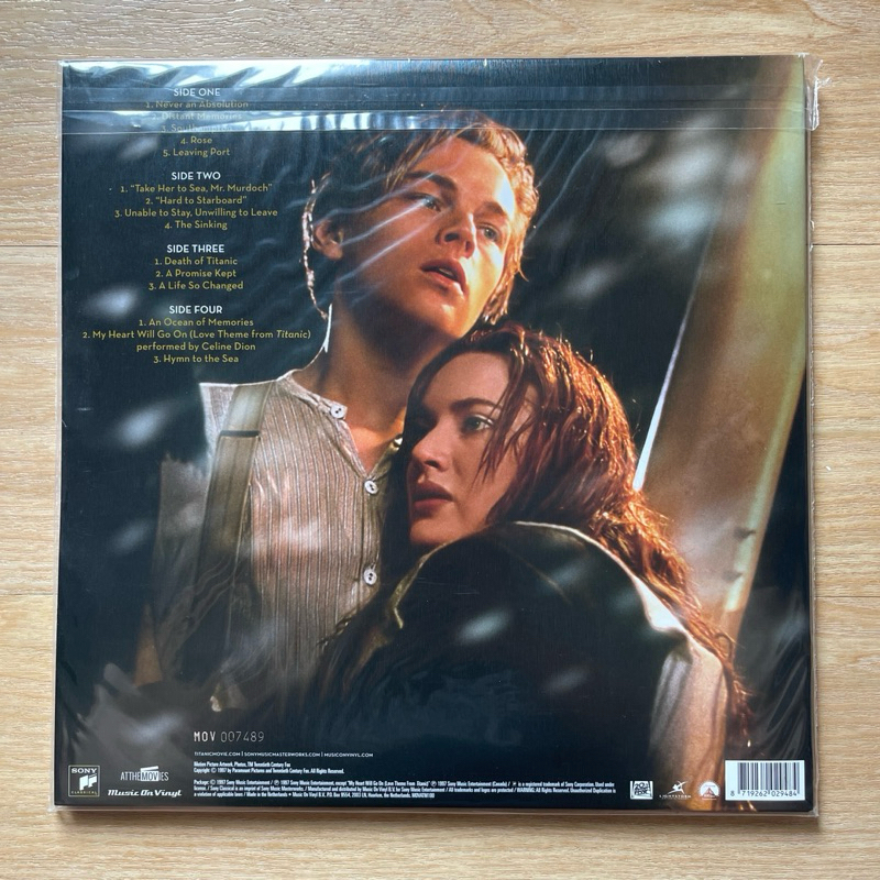 แผ่นเสียง Titanic (Music From The Motion Picture)2 x Vinyl, LP, Numbered, Special Edition, Silver & Black Marbled มือหนึ่ง