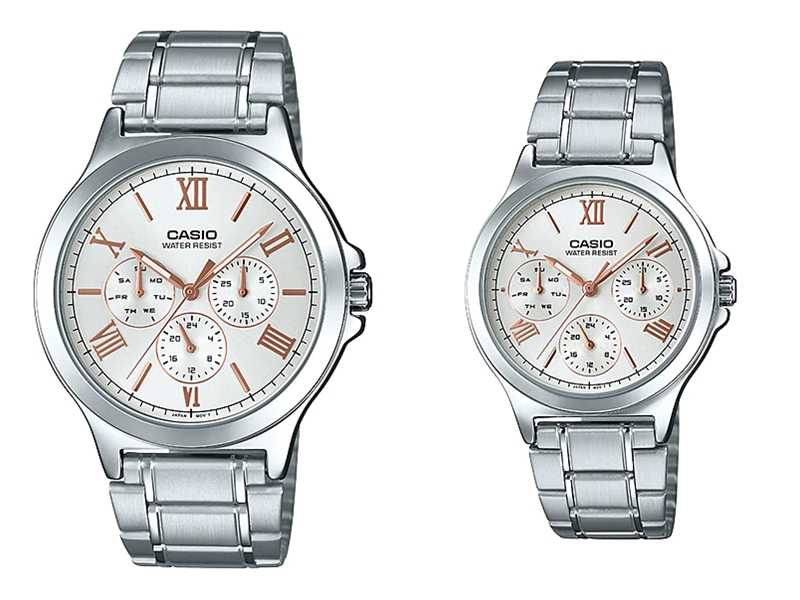 นาฬิกาคู่รัก MTP-V300D-7A2 & LTP-V300D-7A2