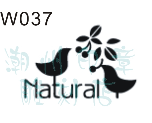 แสตมป์สบู่ รูปนก natural