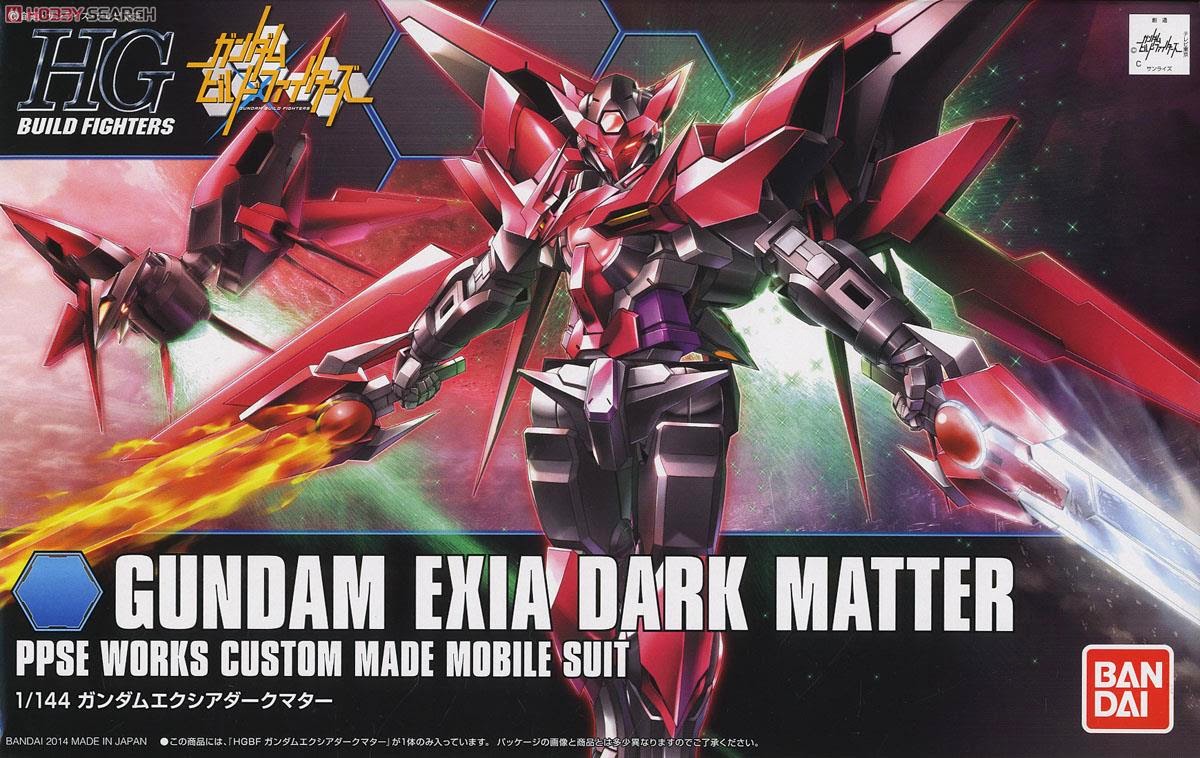 1058791 BANDAI SPIRITS HGBF 1/144 Gundam Exia Dark Matter