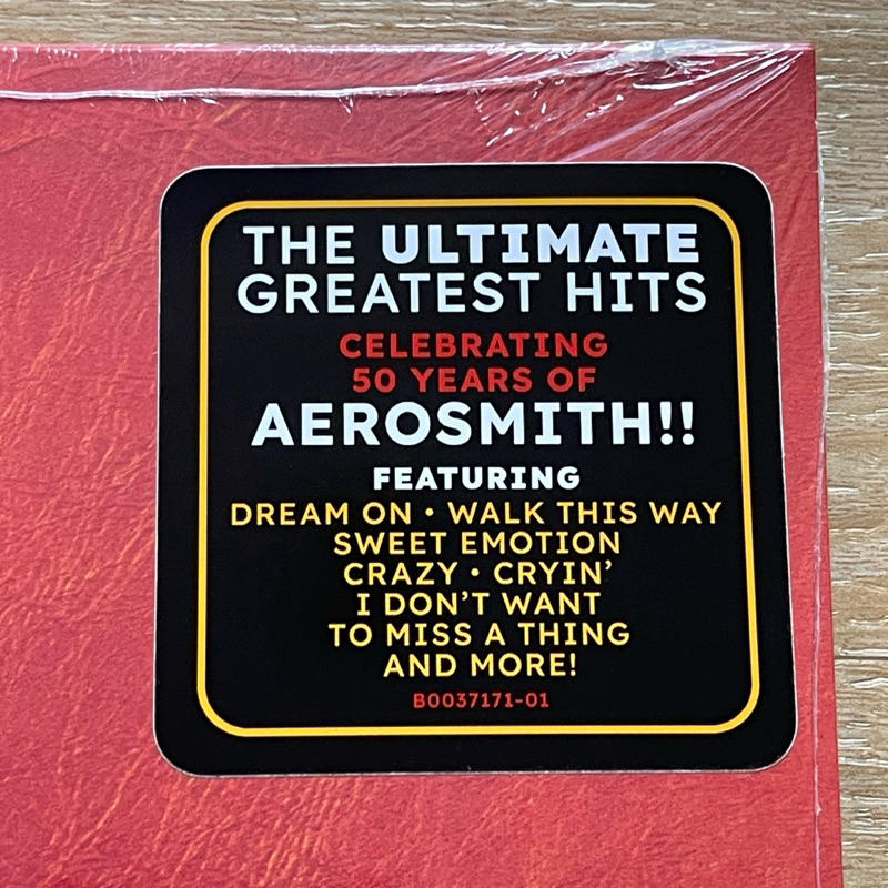 แผ่นเสียง Aerosmith - Greatest Hits ,Black Vinyl, LP, Compilation, Stereo ,มือหนึ่ง ซีล