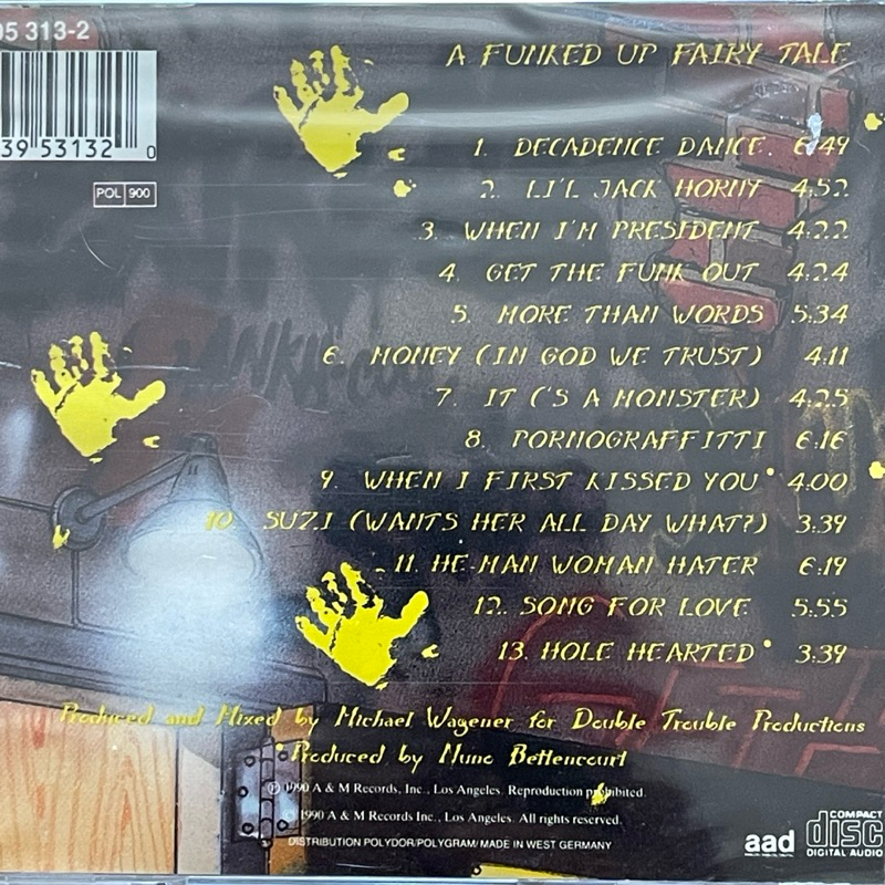 CD ซีดีเพลง แผ่นเพลง Extreme – Extreme II : Pornograffitti มือสอง แผ่นแท้