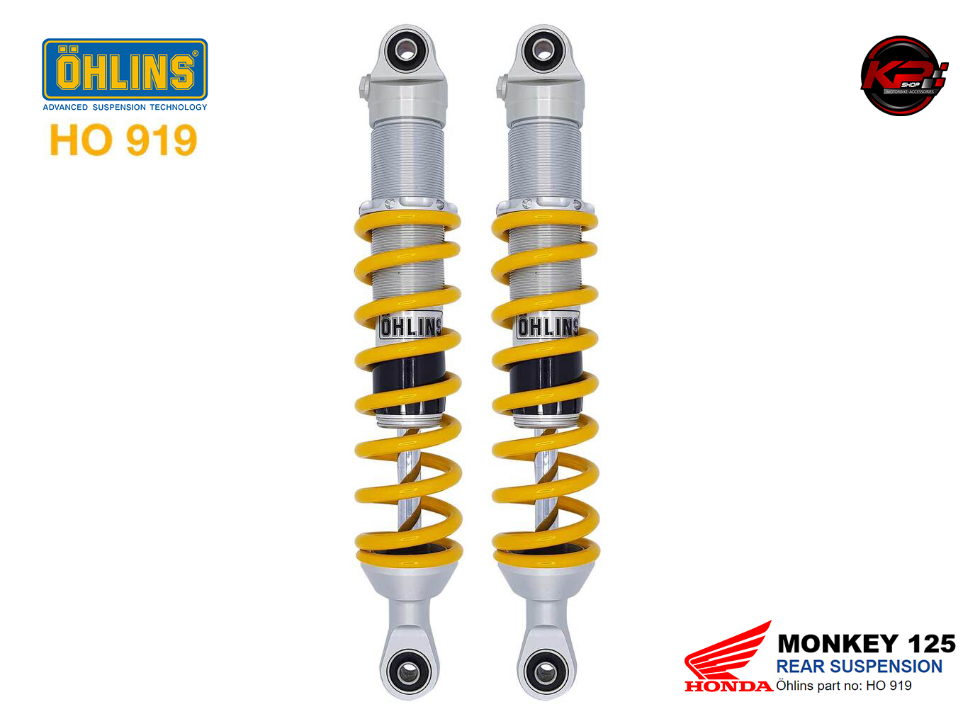 โช๊คอัพหลัง OHLINS FOR HONDA MONKEY 125 (HO 919)