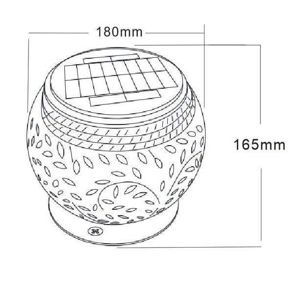 [NEW + สวยมาก ] Solar Garden Wall Lamp ! โคมไฟหัวเสาโซล่าเซลล์ แสงสลับเปลี่ยนสี RGB ได้ ทรงกลม โคมไฟพลังงานเเเสงอาทิตย์ใช้สำหรับติดตั้งเป็นโคมไฟหัวเสา Solar หน้าบ้าน ริ้มรั้ว ทางเดิน ประกับตกแต่งสวน Garden