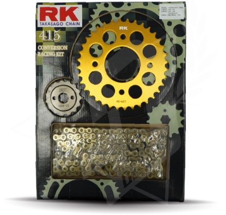โซ่ RK และ สเตอร์ MSX125 (415HSBX15TX32T) GOLD