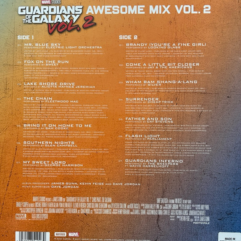 แผ่นเสียง Guardians Of The Galaxy Vol. 2: Awesome Mix Vol. 2 / Vinyl, LP, Compilation,EU มือหนึ่ง ซีล