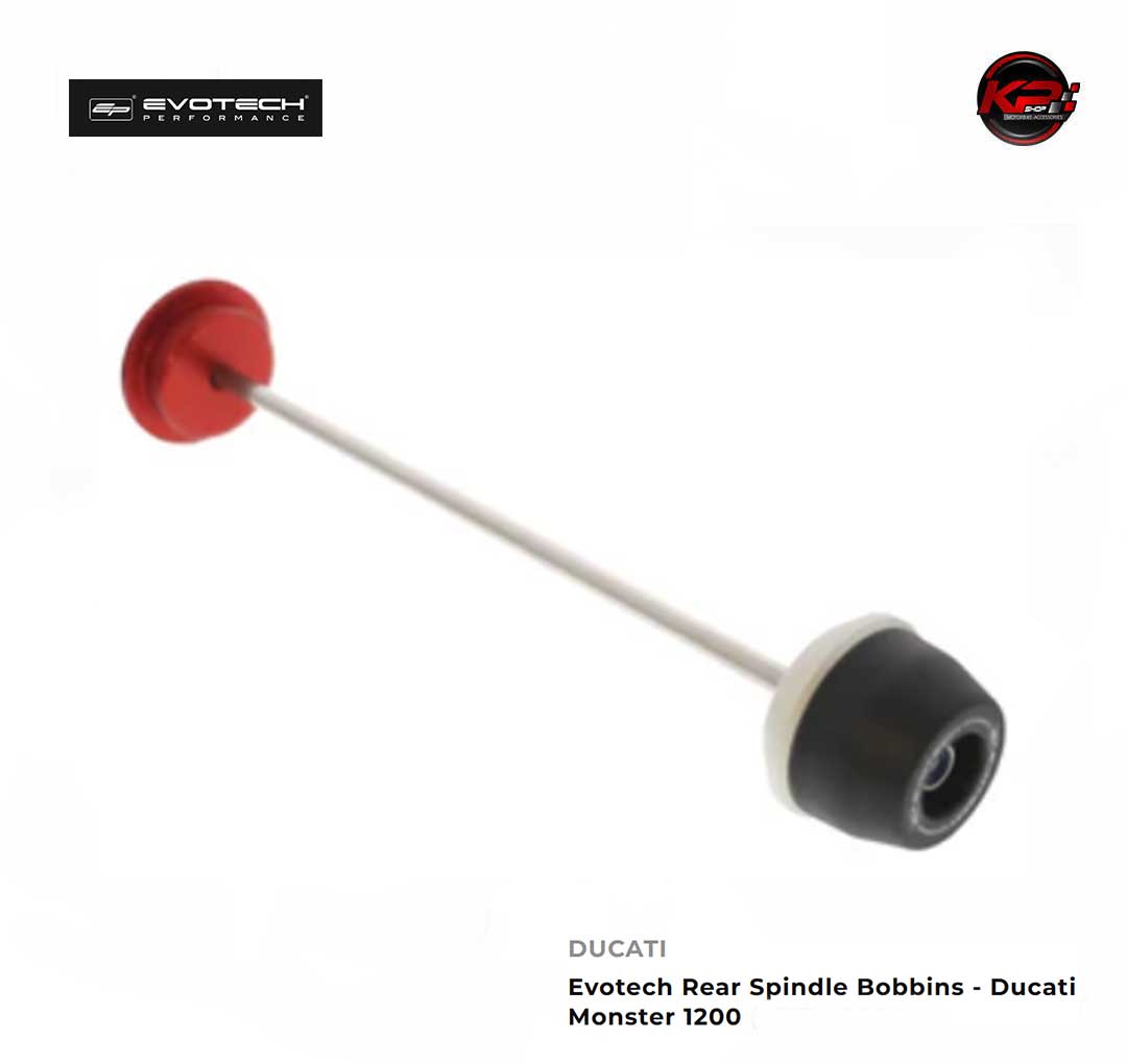 กันล้มหลัง Evotech Rear Spindle Bobbins - Ducati Monster 1200