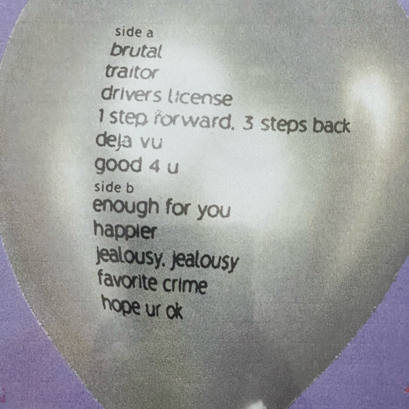 แผ่นเสียง Olivia Rodrigo – Sour Vinyl, LP, Album,มือหนึ่ง ซีล