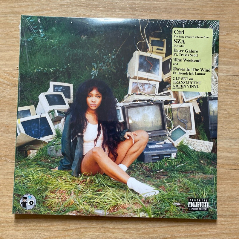 แผ่นเสียง SZA - Ctrl ,2 x Vinyl, LP, Album, Green Translucent ,EU มือหนึ่ง ซีล